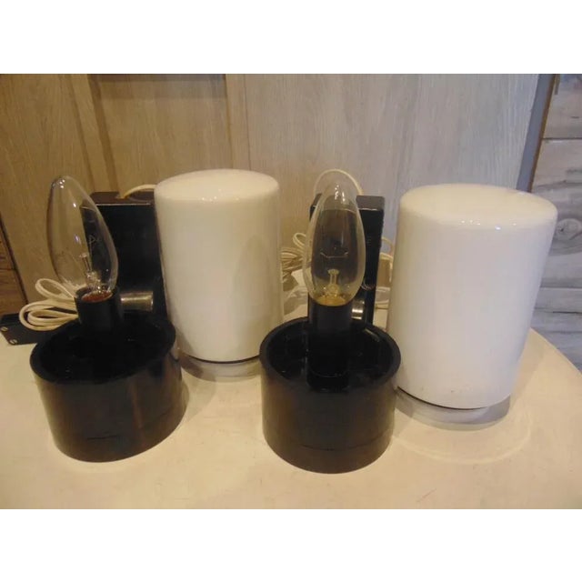 Glass Vintage Wall Lamp from Napako, 1960s For Sale - Image 7 of 9