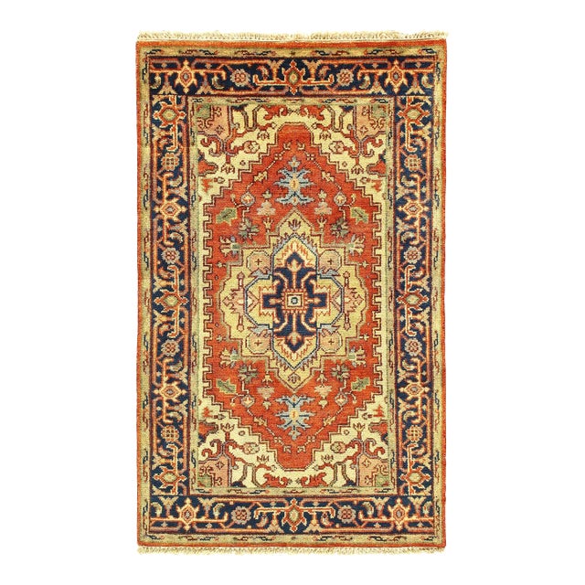 2020s Fine Hand Knotted Persian Serapi Design For Sale