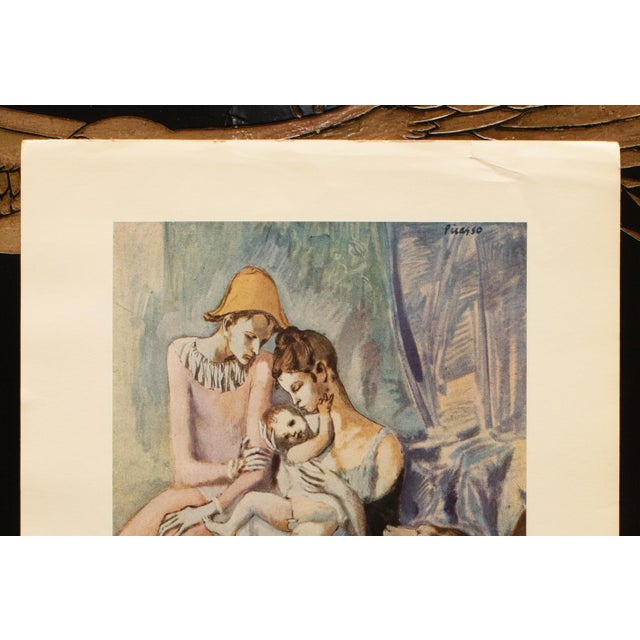 1948 After Pablo Picasso "The Acrobat's Family With a Monkey", First Edition Offset Lithograph For Sale - Image 9 of 11
