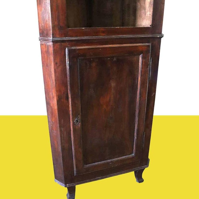 Corner Cabinet with Shelves, 19th Century For Sale - Image 3 of 13