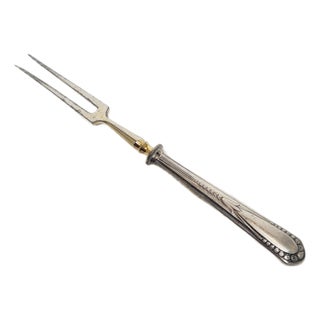 Classical Brass Fork, 1930s For Sale