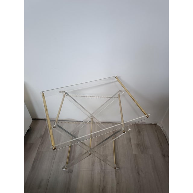 Folding Side Table, Italy, 1970s For Sale - Image 6 of 13