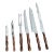 Vintage Chef Master Steel Cutlery Set of Six For Sale