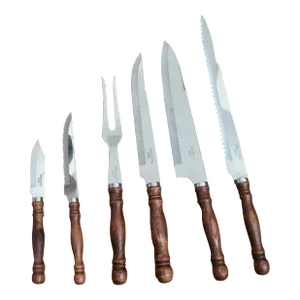 Vintage Chef Master Steel Cutlery Set of Six