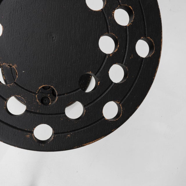 20th Century French Black Patinated Wooden Cane Stand For Sale - Image 9 of 18