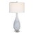 Clariot Ribbed Blue Table Lamp For Sale