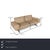 Modern Leather Three Seater Beige Sofa from Koinor Hiero For Sale - Image 3 of 3