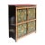 Chinese Tibetan Treasure Color Flower Graphic Storage Cabinet For Sale - Image 4 of 8