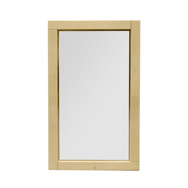 1980s Pair of Lacquered Parchment Modernist Mirrors For Sale - Image 17 of 18