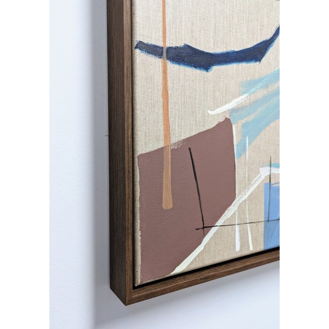 Framed Oil Painting on Linen: "Play Date" | Original Contemporary Artwork by Anne Abueva For Sale - Image 4 of 6