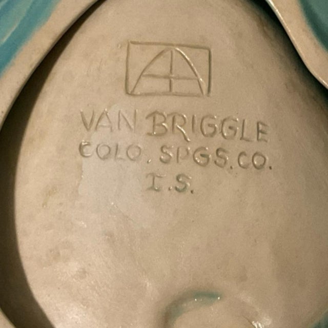 Mid 20th Century Van Briggle Mermaid Plate / Dish For Sale - Image 5 of 6