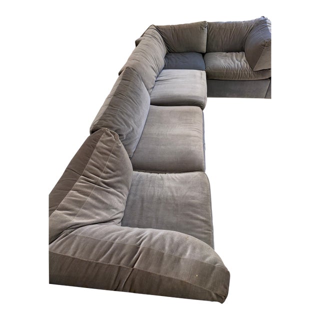 Mid-Century Modern 1970s Light Up Milo Baughman Couch for Thayer Coggin Modular Sectional For Sale - Image 3 of 13