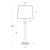 Regina Andrew Perennial Wood Buffet Lamp, Ebony For Sale In Detroit - Image 6 of 7