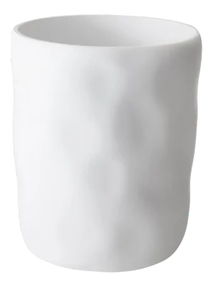 Montecito Waste Basket, White