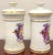 Pair of Neoclassical Apothecary Jars by Maison A Collin Porcelaines & Cristaux For Sale - Image 11 of 14