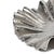 Not your grandma's lace doily. With a dramatic frill, our cast aluminum Soleil Metal Ruffle Plate adds a frisson of energy...