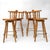 1980s Set of 4 Knotty Pine Swivel Captain’s Bar Stools With Saddle Seats For Sale - Image 4 of 8