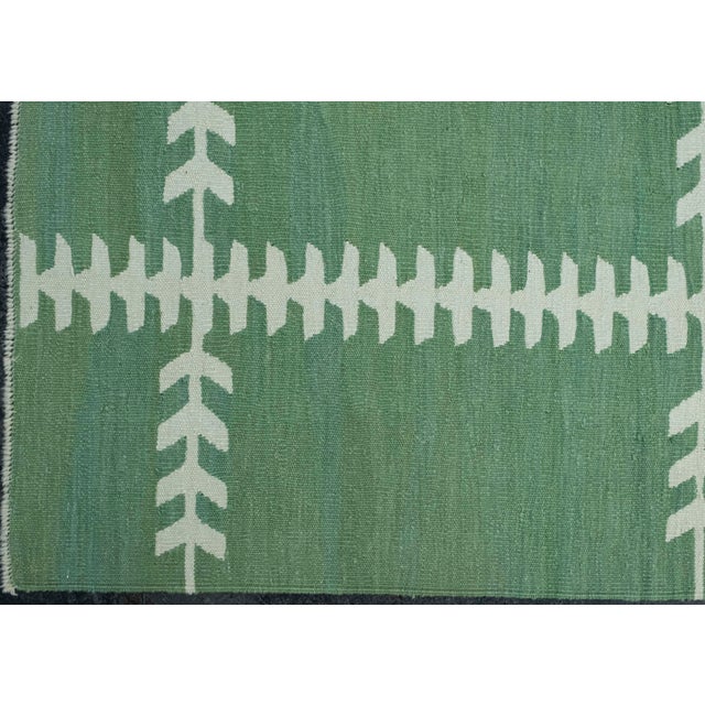 Turkish Kilim Oriental Handmade Flatweave 9'4" x 12'1" #18149 For Sale - Image 4 of 8