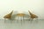 Brown Vintage Italian Rattan Basket Chairs and Bistro Table Set, 1960s, Set of 3 For Sale - Image 8 of 18