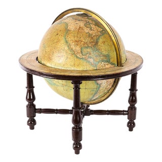 Antique Victorian Terrestrial Table Globe from Wyld's, 19th Century For Sale
