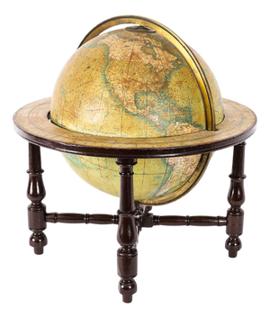 Antique Victorian Terrestrial Table Globe from Wyld's, 19th Century