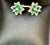 2.5Ct Natural Zambian Emerald & 1.75 Ct Diamond & Rose cut Diamond Earring 18KG For Sale In New York - Image 6 of 18