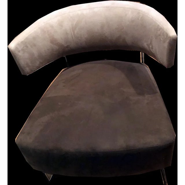 Contemporary 1990s Vintage Contemporary Andreu World Oyster Lounge Chair For Sale - Image 3 of 9