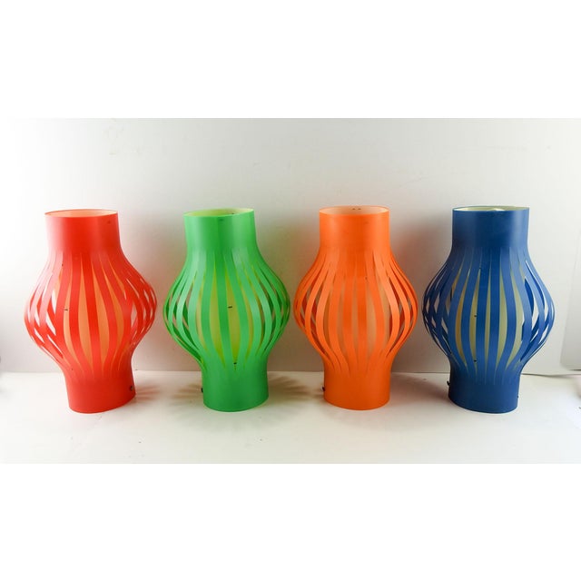 1960 S Mod Outdoor Patio Hanging Lanterns Lights Set Of 16