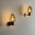 Model V-220 Sconces in Amber Glass and Brass by Hans-Agne Jakobsson, 1960s, Set of 2 For Sale - Image 6 of 18
