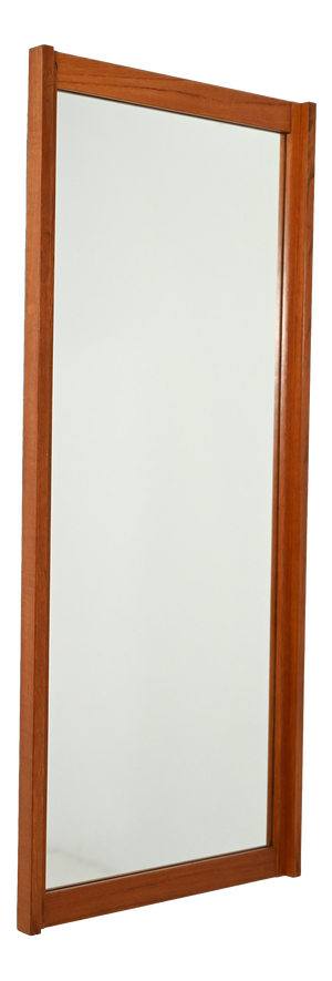 Scandinavian Mahogany Wall Mirror, 1960s