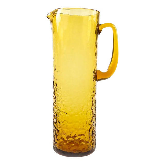 Postmodern Pitcher by Sarnecki for Krosno Glassworks, Poland, 1970s For Sale
