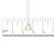Early 21st Century 14K Rose Gold Plated Sterling Silver 1/10 Cttw Diamond Open Heart Pendant Necklace For Sale - Image 5 of 5