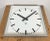 Gray Large Grey Square Wall Clock from Pragotron, 1970s For Sale - Image 8 of 13