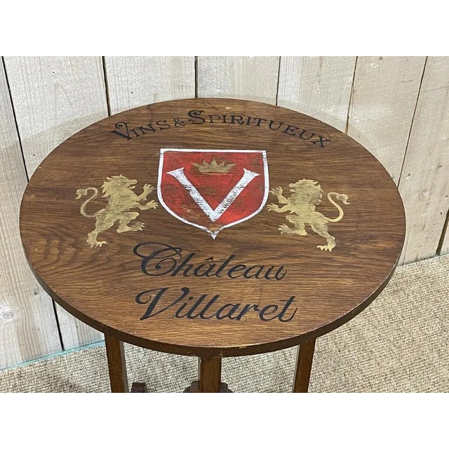 Small Oak Winemaker's Table, 1930s For Sale - Image 6 of 12