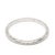 Art Deco Engraved Band, Platinum, Ring Size 5.5, Stackable For Sale In Greensboro - Image 6 of 7