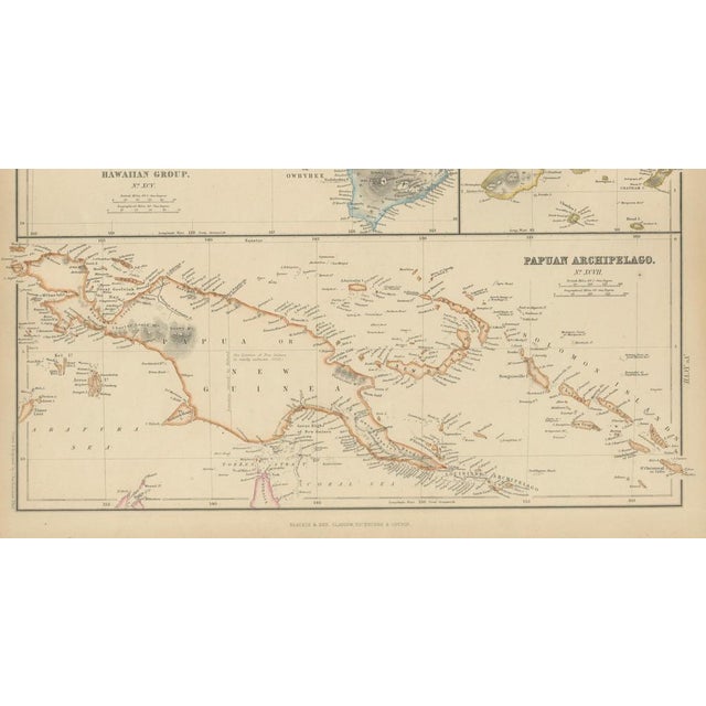 Mid 19th Century Antique Map in Paper, 1860 For Sale - Image 5 of 10
