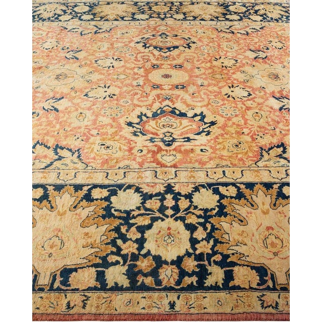 Solo Rugs Mogul, One-of-a-Kind Hand-Knotted Area Rug in Orange, 8' 2" x 10' 1" For Sale - Image 4 of 8