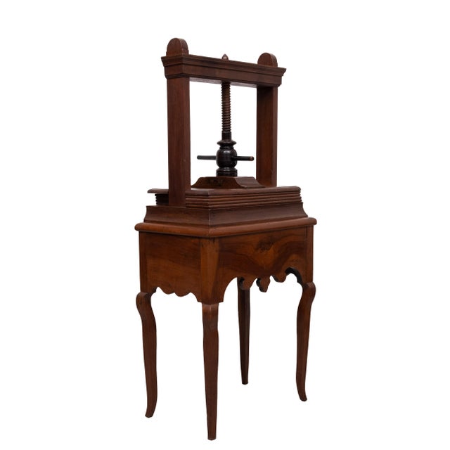 Mid 19th Century Oak Book Press on Stand, Holland, 1850 For Sale - Image 5 of 13