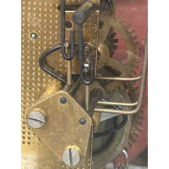 1970s Mid-Century Modern Howard Miller Smoked Lucite Grandfather Clock - Model 677 For Sale - Image 12 of 12
