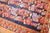Red Zabihi Collection Vibrant Vintage Persian Rug - 4' x 5'6" For Sale - Image 8 of 10
