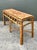 Late 20th Century Vintage Boho Bamboo and Burlwood Console Table For Sale - Image 5 of 12