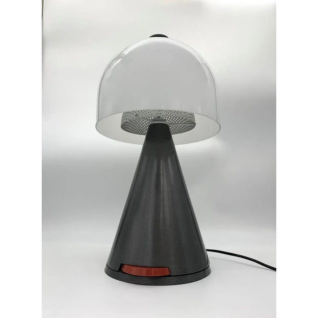 Fantastic and rare table lamp in good general condition. It has the classic signs of the time being around 1980; original...