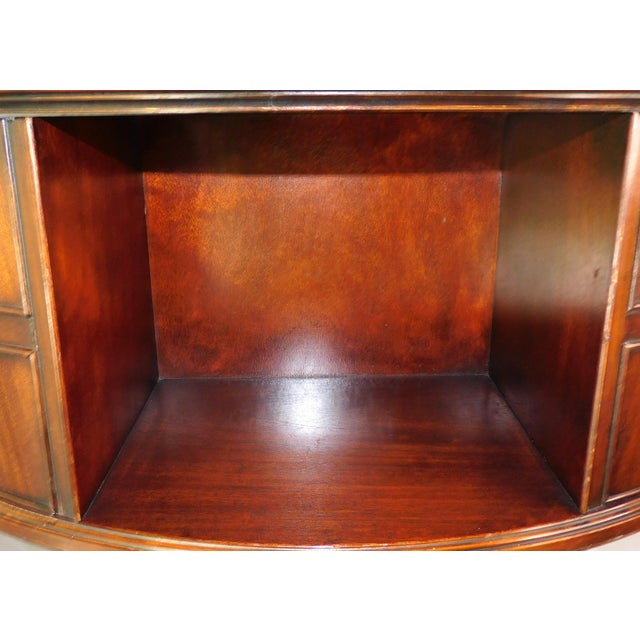 1940s Vintage Heirloom Weiman English Regency Rotating Drum Table #:614 For Sale - Image 9 of 16