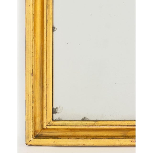 Early 20th Century Rectangular Giltwood Framed Mirror For Sale - Image 5 of 6