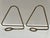Pair of 1950s Scandinavian modern book holders designed by Kajsa and Nils “Nisse” Strinning for String, Sweden. Minimalist...