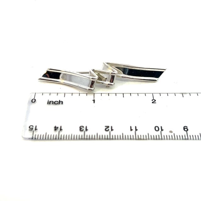 Late 20th Century Tiffany & Co Estate Wave Brooch Sterling Silver For Sale - Image 10 of 13