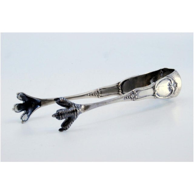 Silver Ice Tongs in the Shape of Claws For Sale - Image 6 of 9