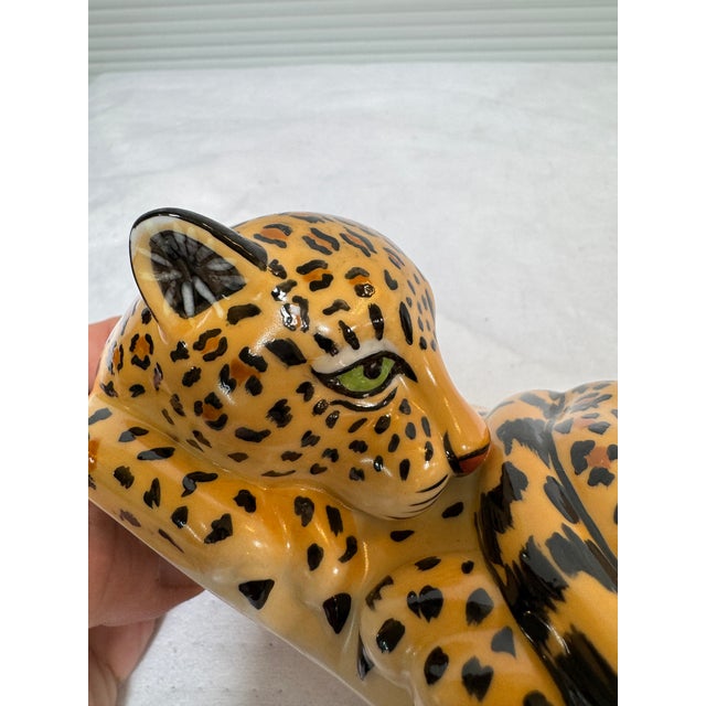 Lynn Chase Designs Jungle Party Collection Jaguar Money Bank, Circa 1988 For Sale - Image 12 of 12