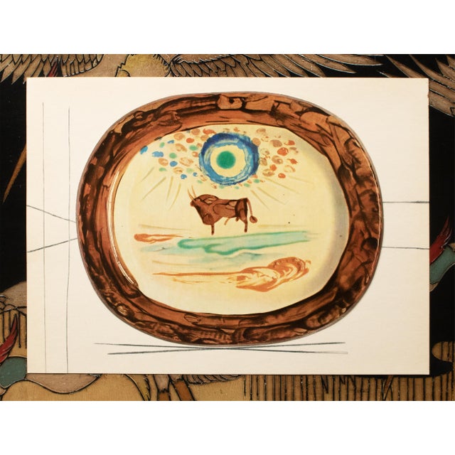 Paper 1955 Set of 12 Prints of Picasso's Ceramic Platters For Sale - Image 7 of 15