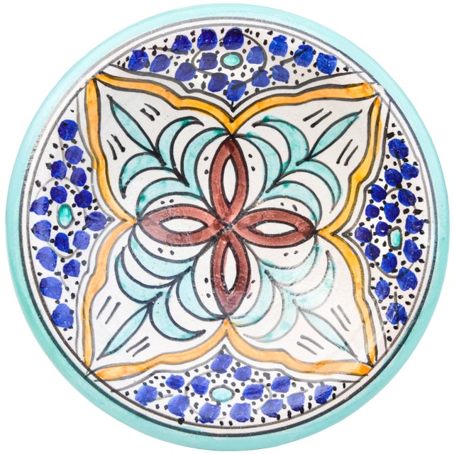 We can't get enough of this ceramic wall plate and how it brings a touch of coastal ease and brightness to your living...